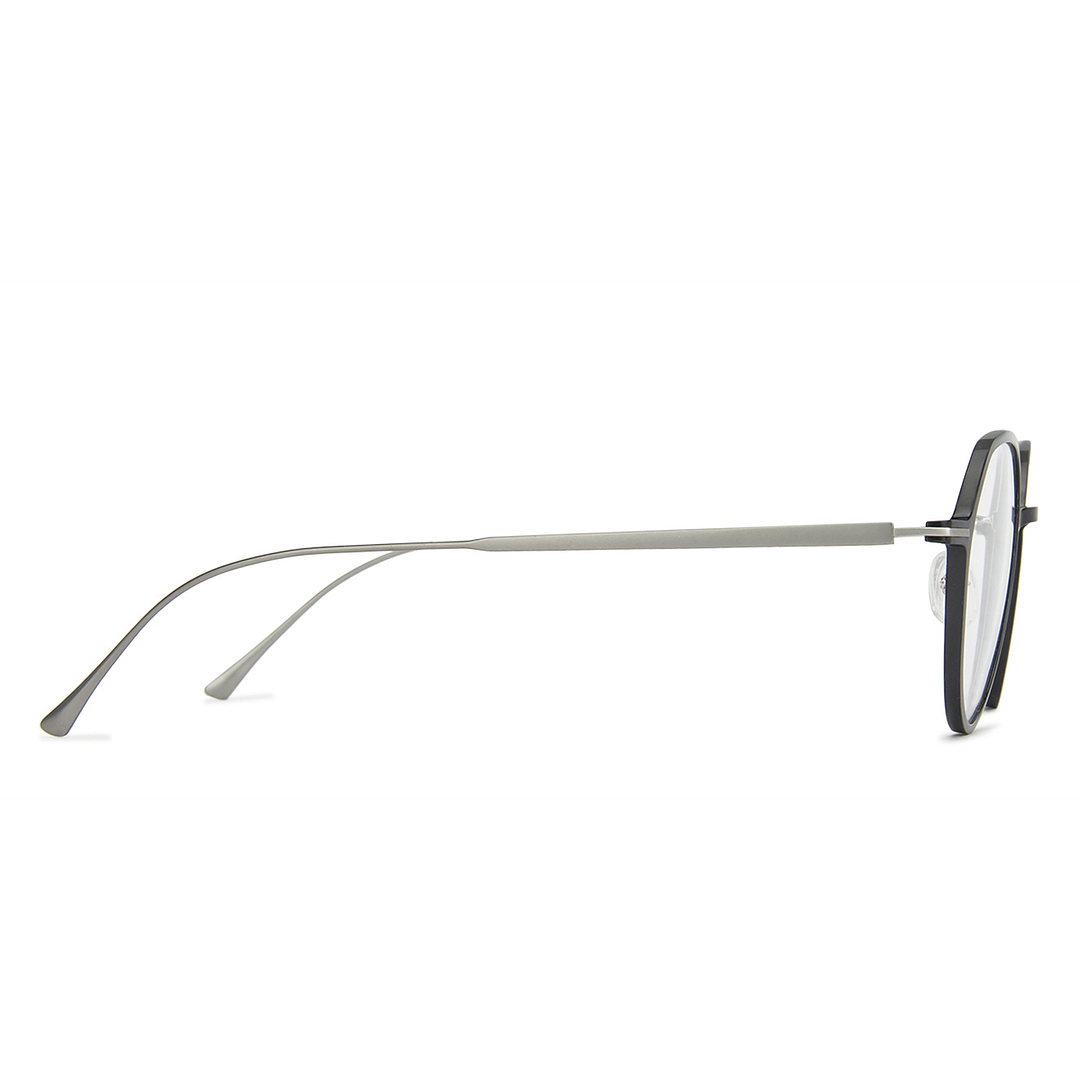 John Jacobs Online Black Full Rim Round left side