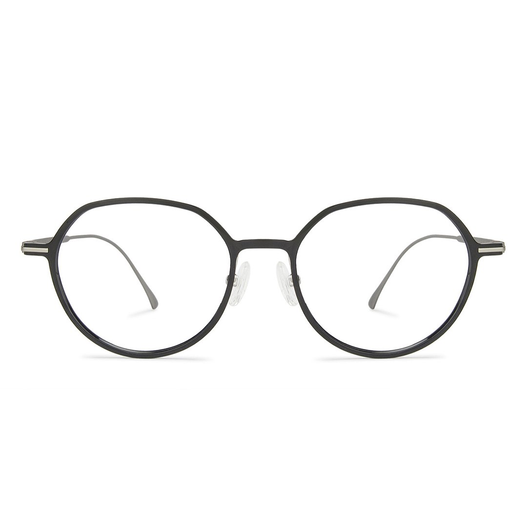 John Jacobs Online Black Full Rim Round left side