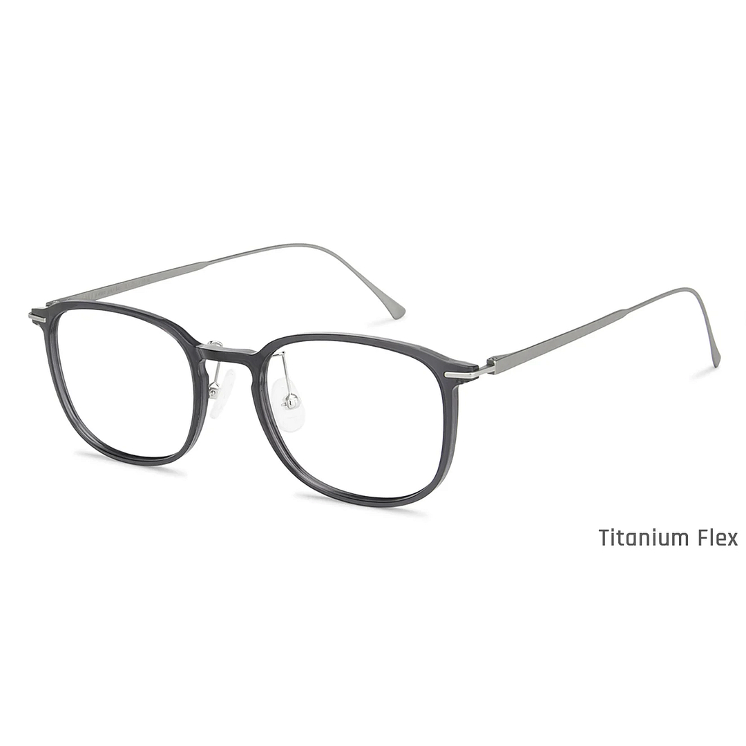 John Jacobs Online Dark Gray Full Rim Square right side