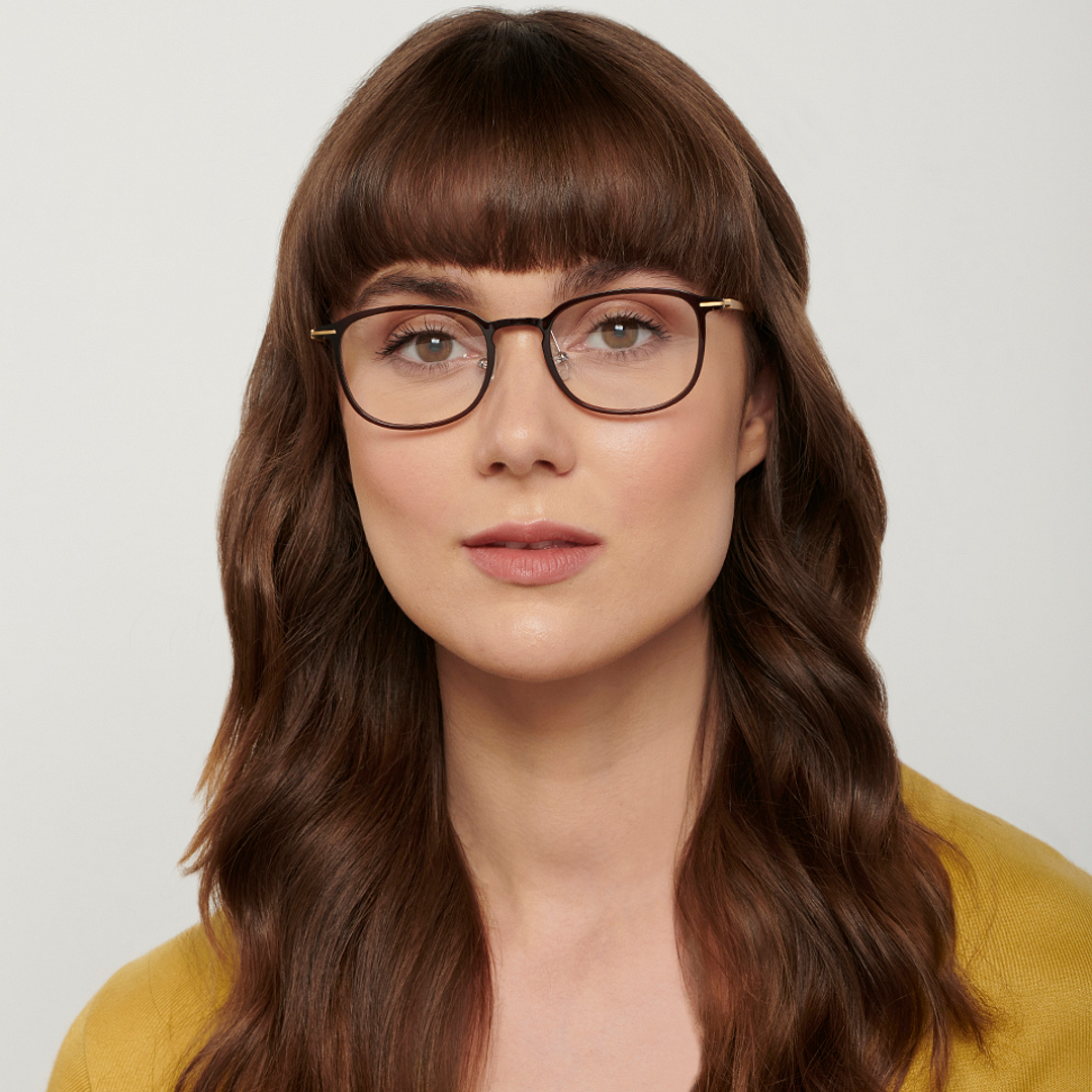 John Jacobs Online Dark Brown Full Rim Square left side