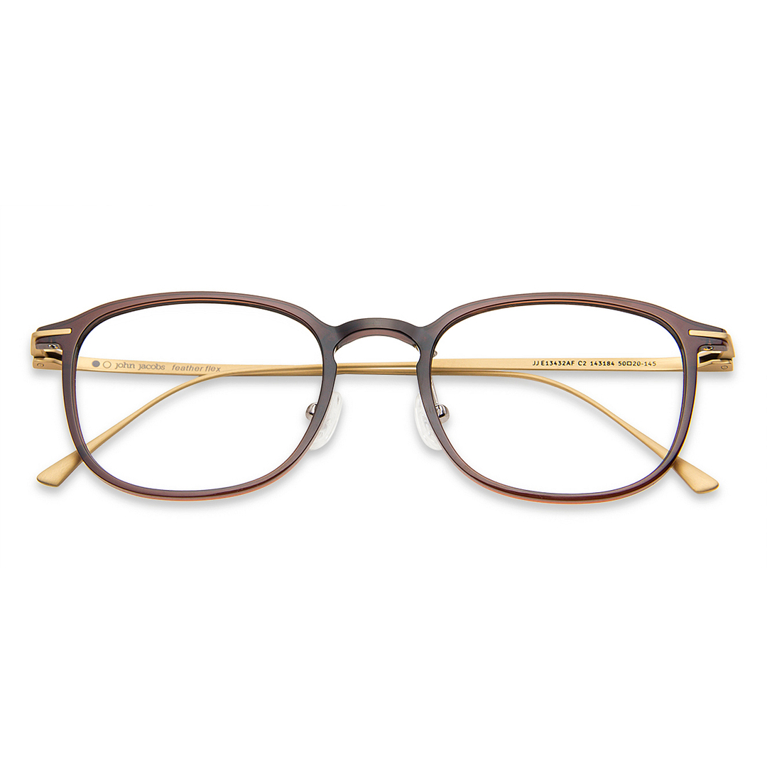 John Jacobs Online Dark Brown Full Rim Square left side