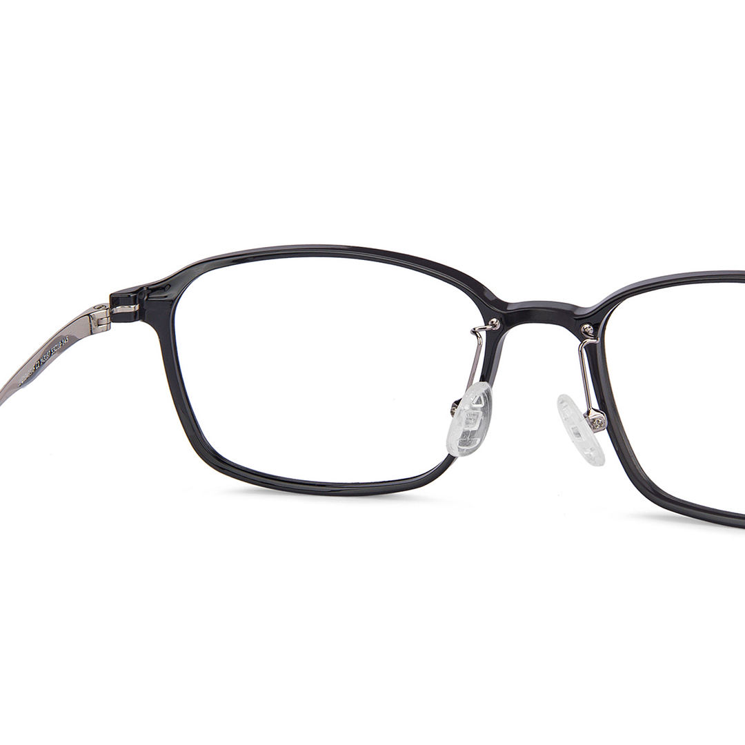 John Jacobs Online Black Full Rim Rectangle right side