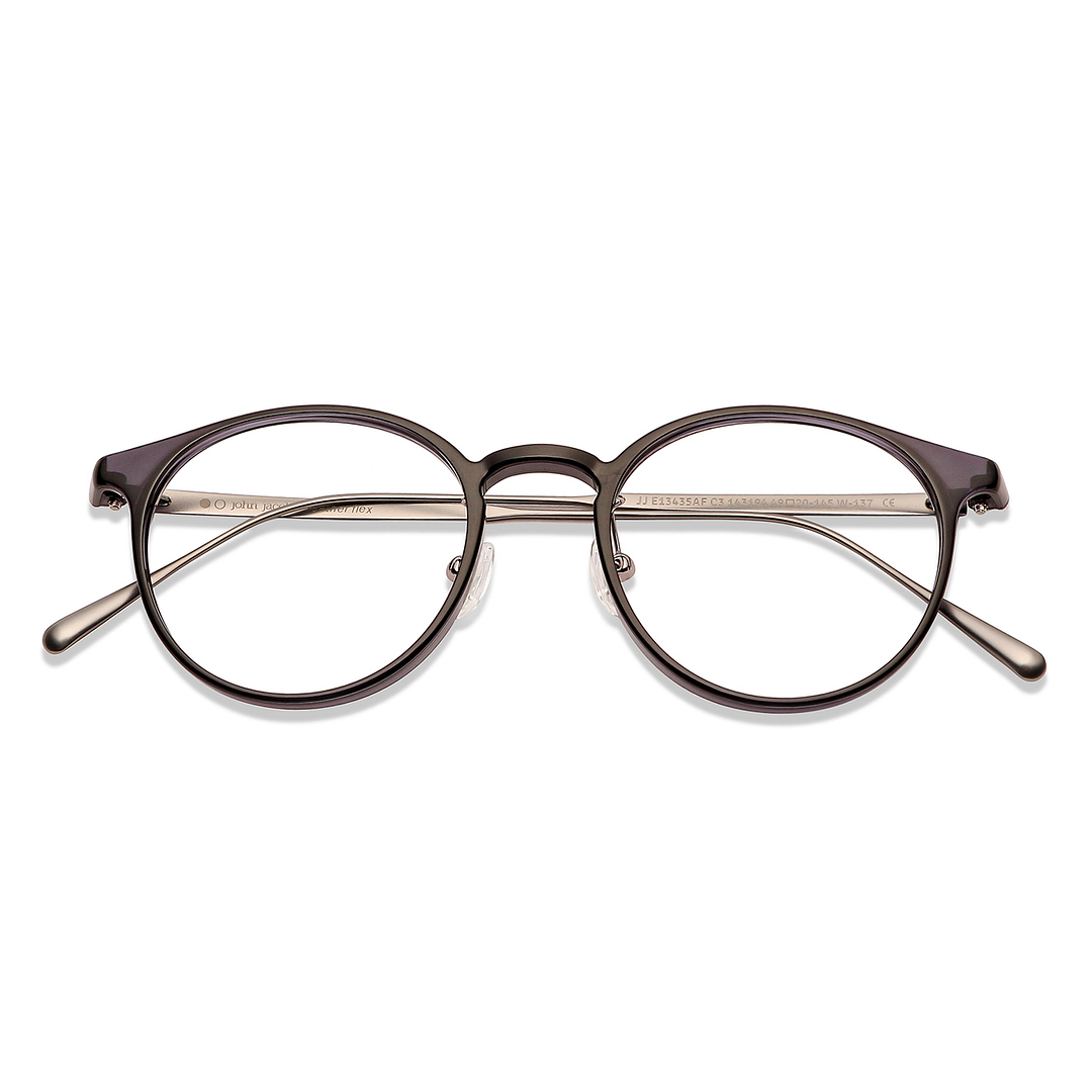 John Jacobs Online Black Full Rim Round left side