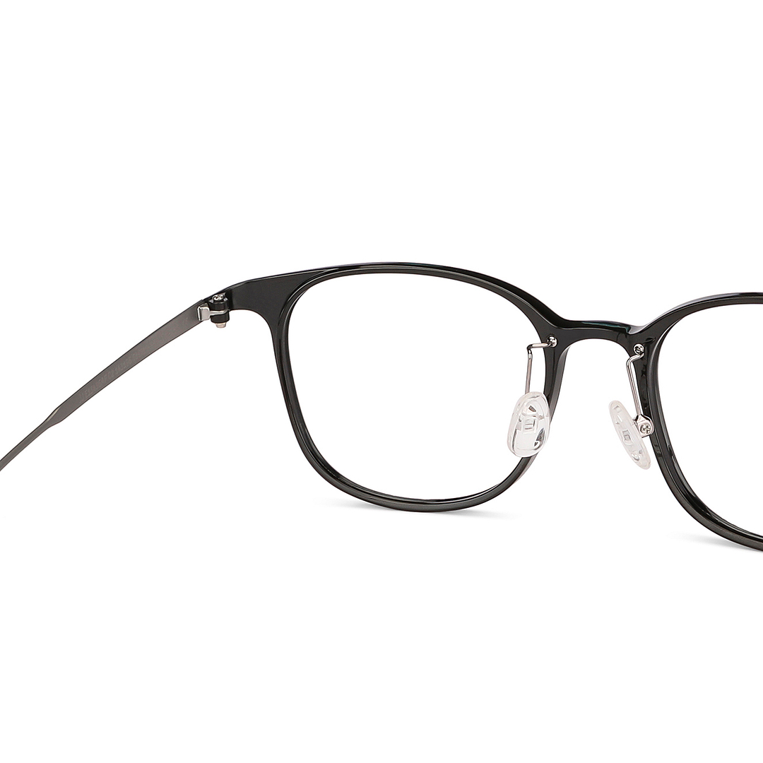 John Jacobs Online Black Full Rim Square right side