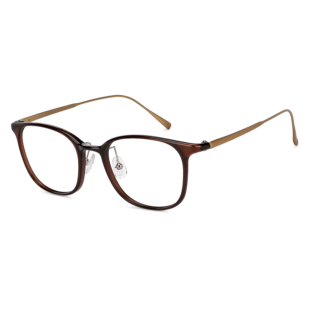 John Jacobs Online Light Brown Full Rim Square right side