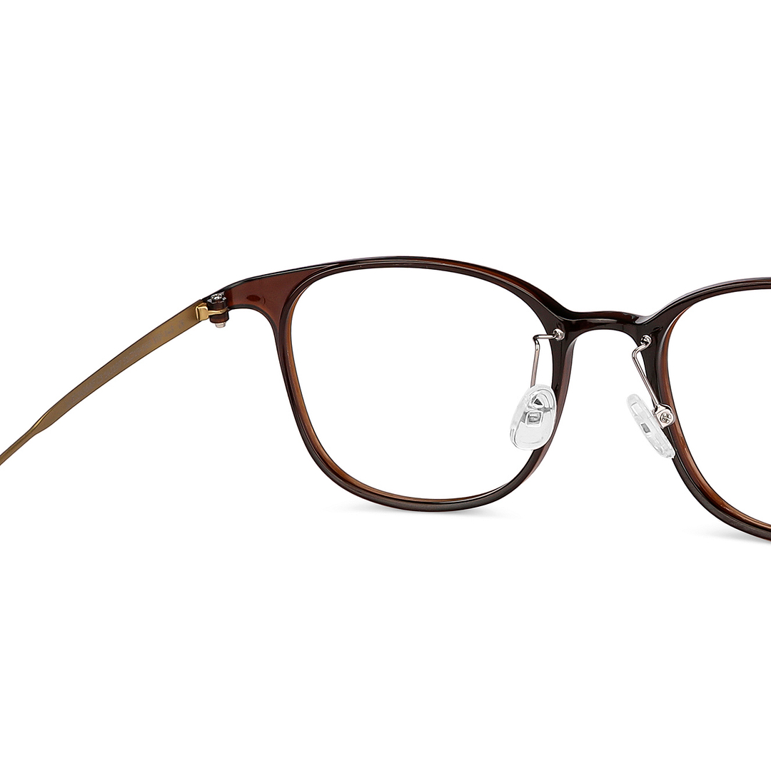 John Jacobs Online Light Brown Full Rim Square right side