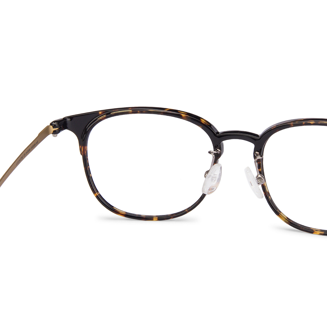 John Jacobs Online Dark Brown Full Rim Clubmaster right side