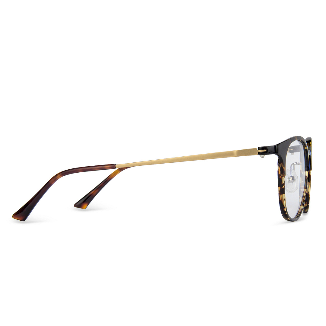 John Jacobs Online Dark Brown Full Rim Clubmaster left side