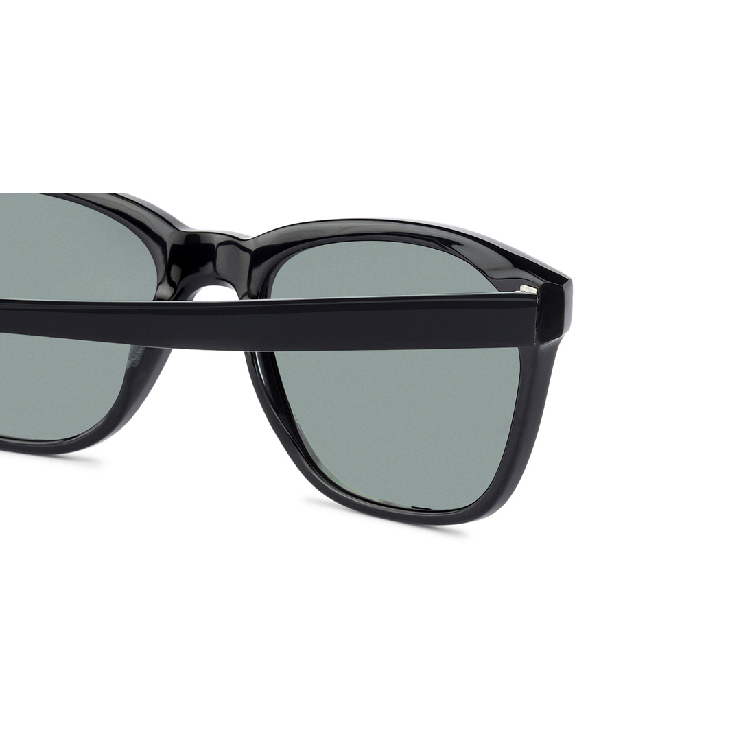 John Jacobs Black Full Rim Square left side