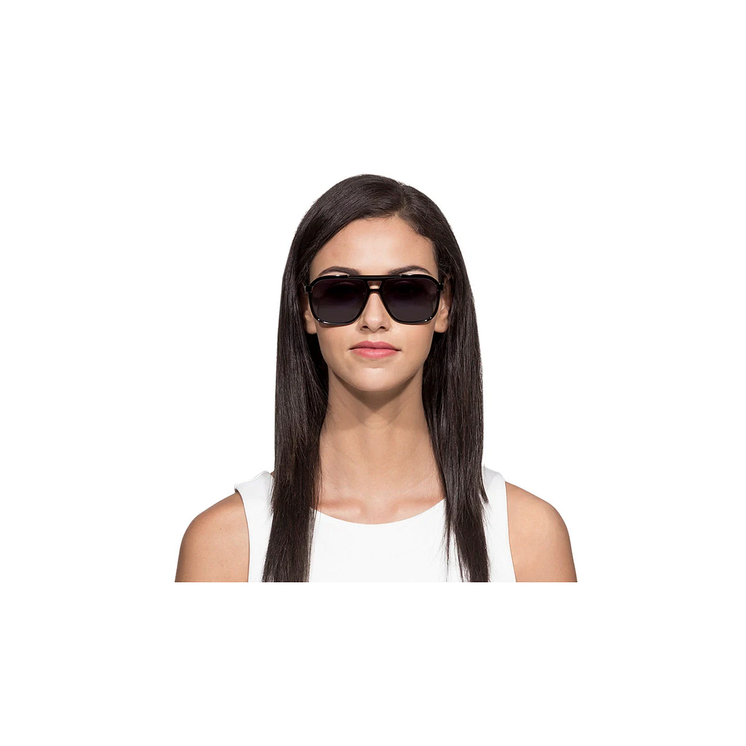 John Jacobs Online Black Full Rim Rectangle left side