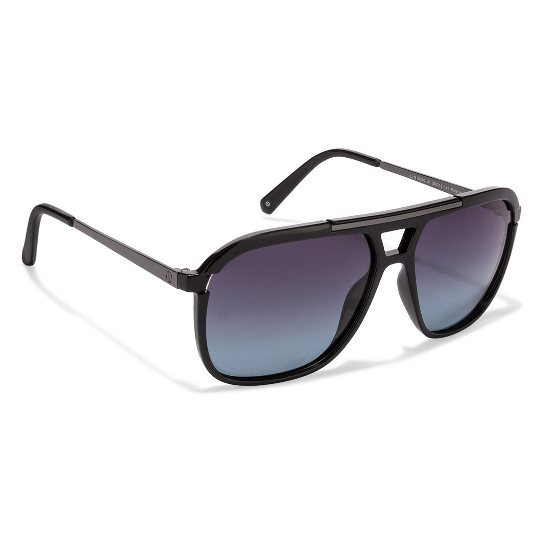 John Jacobs Online Black Full Rim Rectangle left side