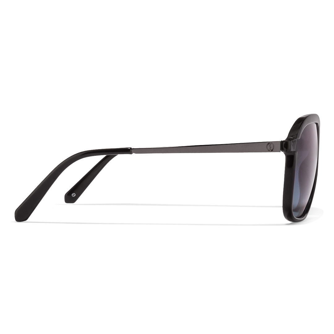 John Jacobs Online Black Full Rim Rectangle right side