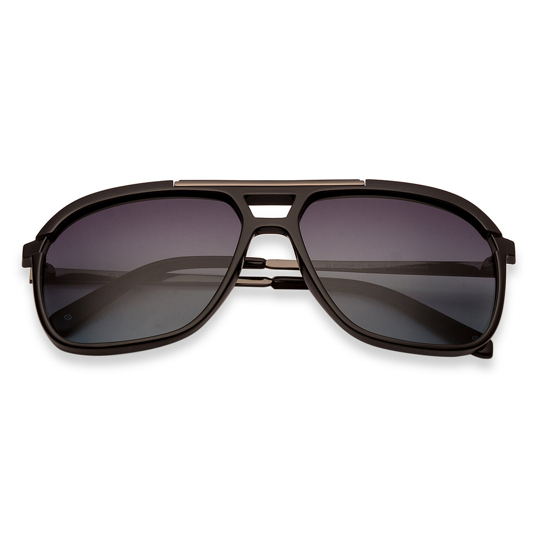 John Jacobs Online Black Full Rim Rectangle left side