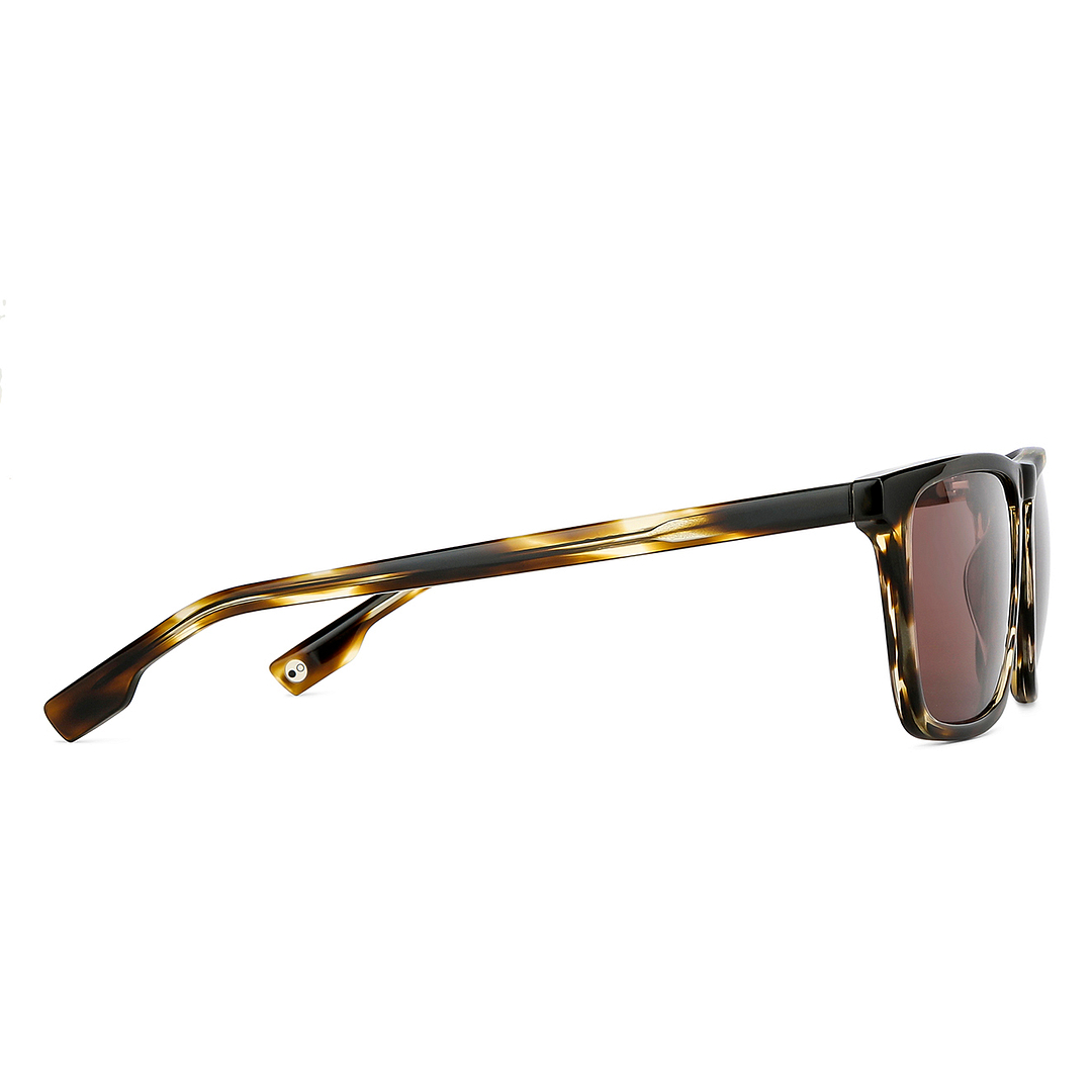 John Jacobs Black Full Rim Rectangle left side