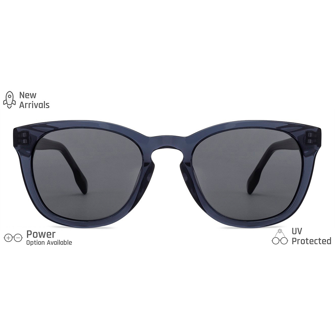 John Jacobs Sky Blue Full Rim Square left side