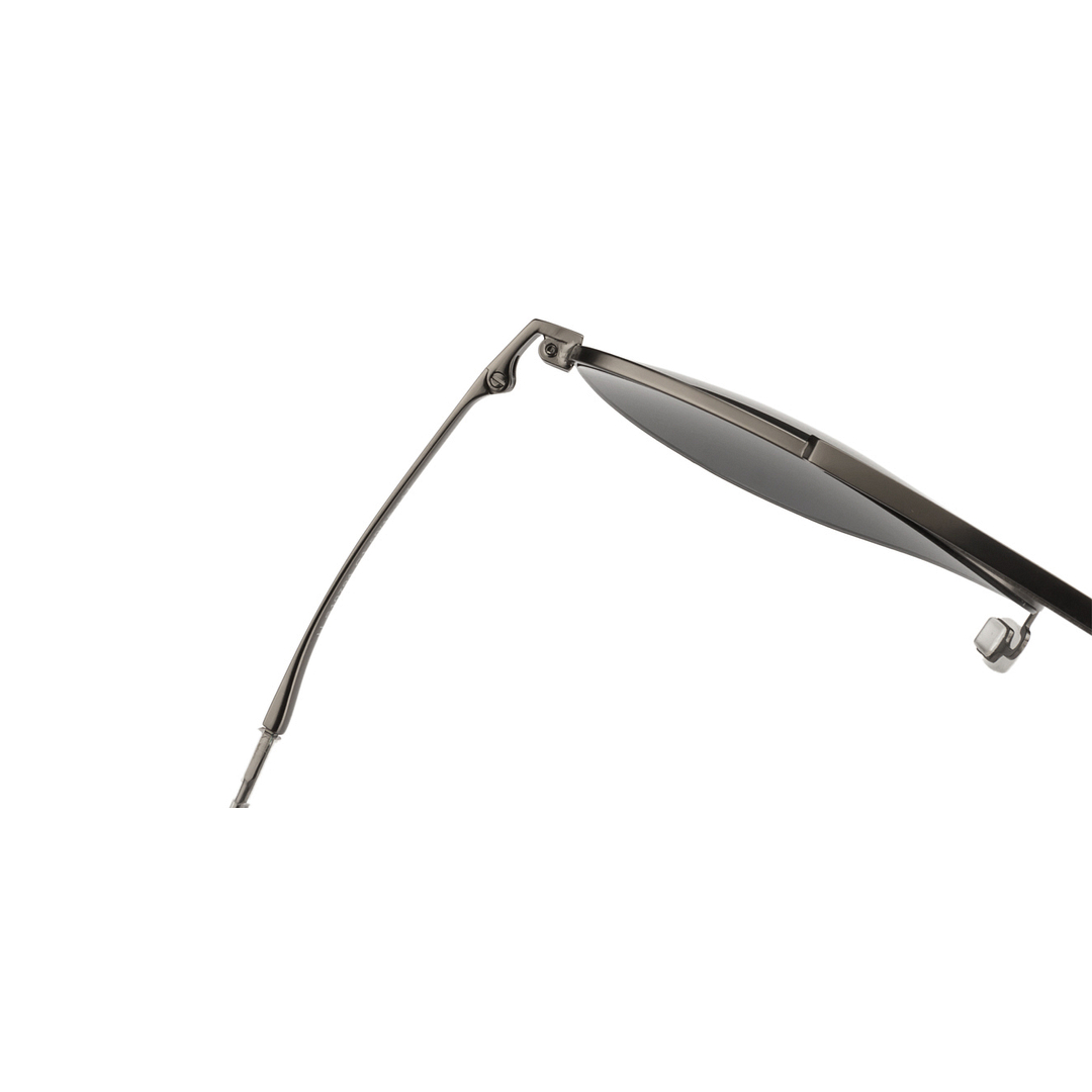 John Jacobs Online Gunmetal Half Rim Aviator right side