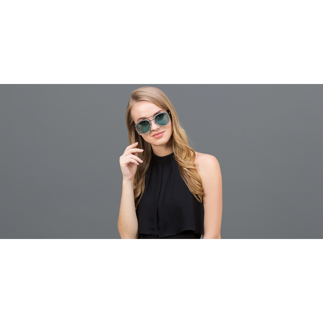 John Jacobs Online Black Full Rim Aviator right side