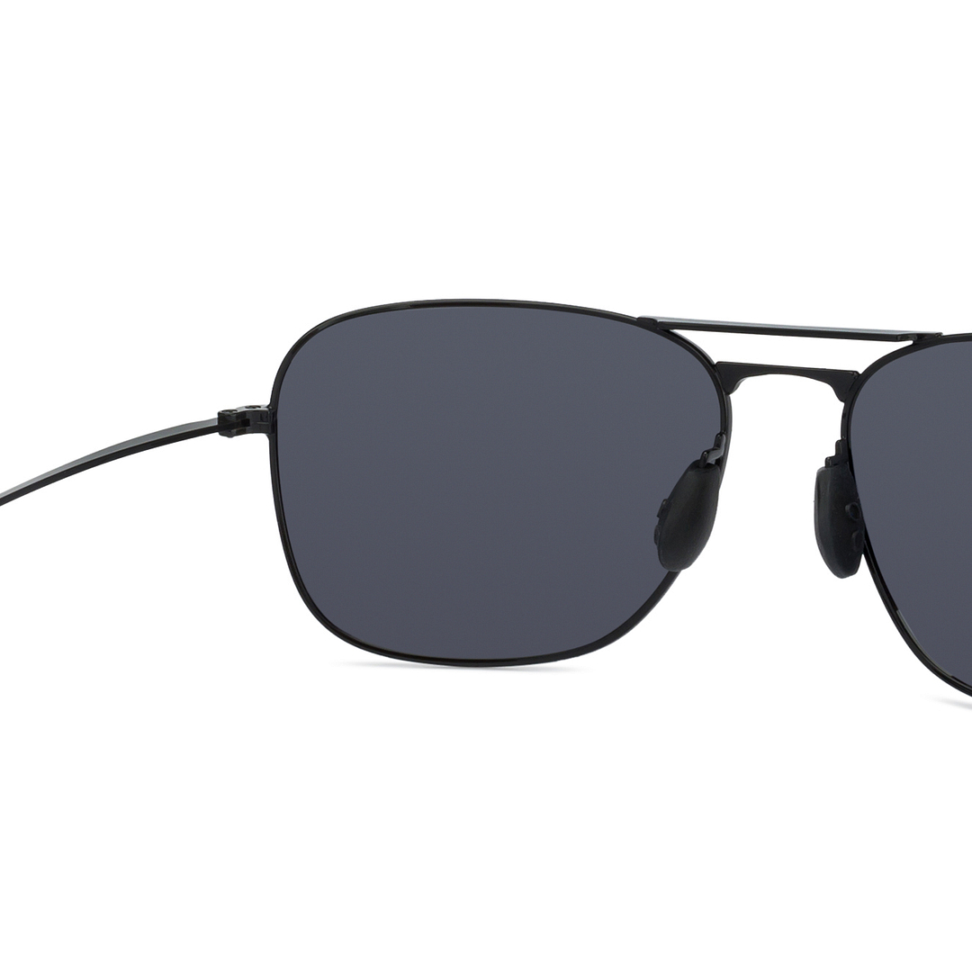 John Jacobs Online Black Full Rim Rectangle right side