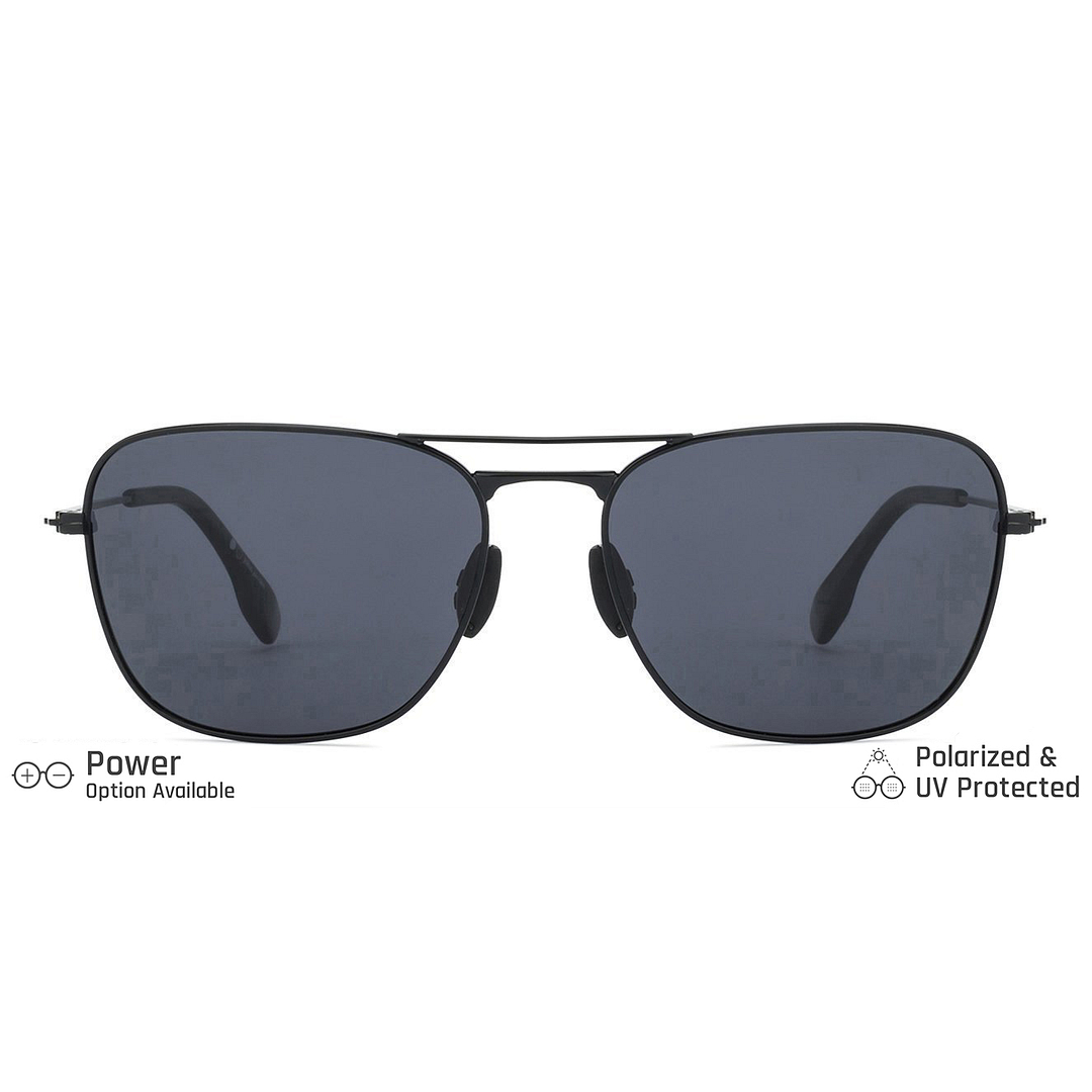 John Jacobs Online Black Full Rim Rectangle left side