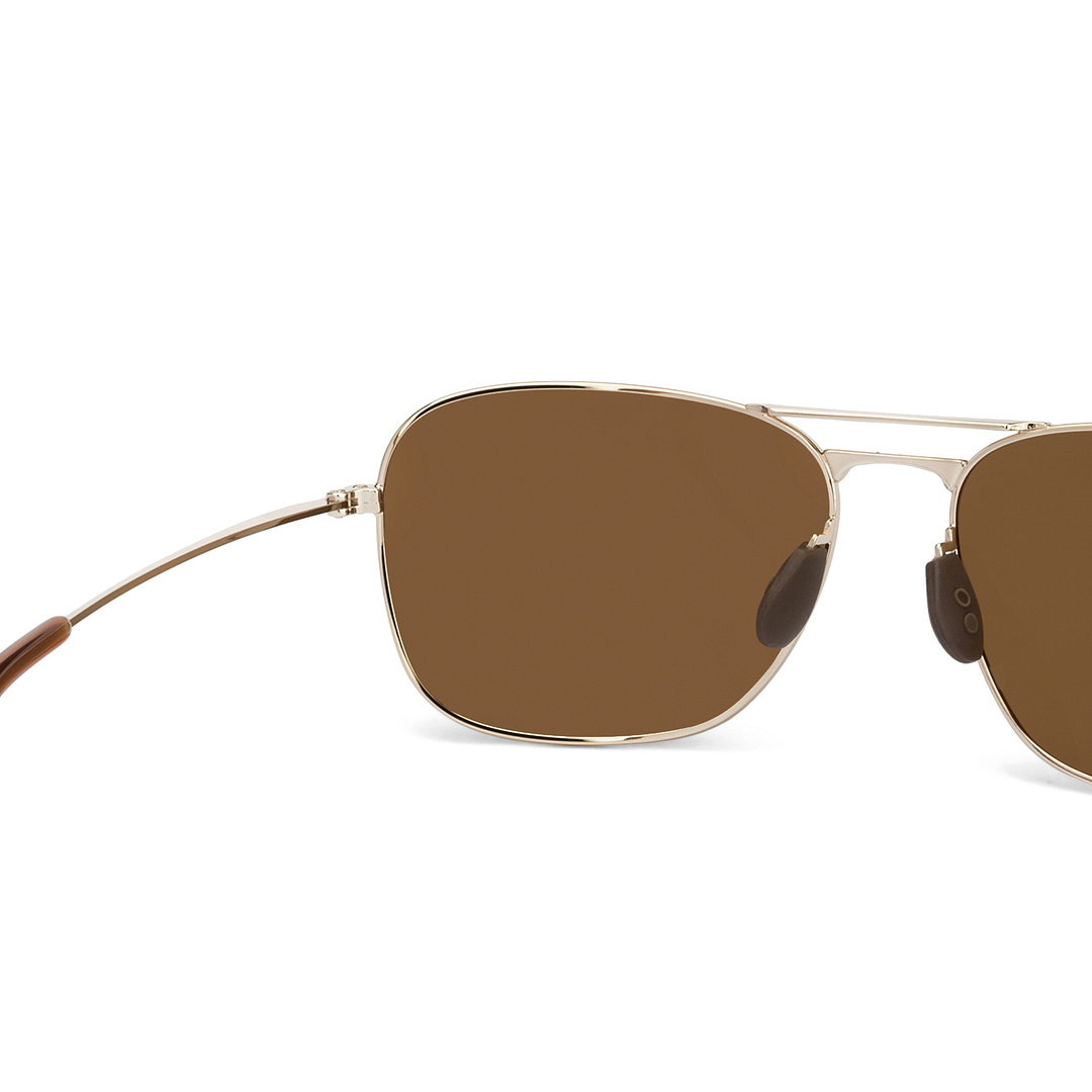 John Jacobs Online Gold Full Rim Rectangle right side