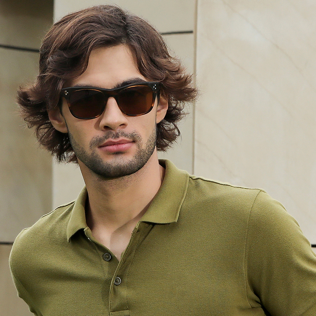 John Jacobs Online Black Full Rim Square left side