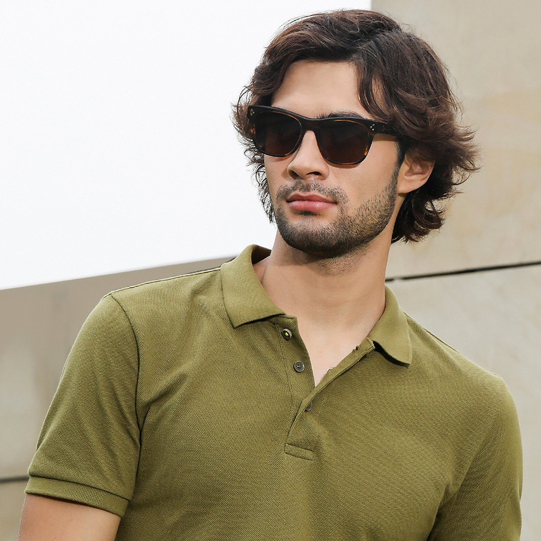 John Jacobs Online Black Full Rim Square right side