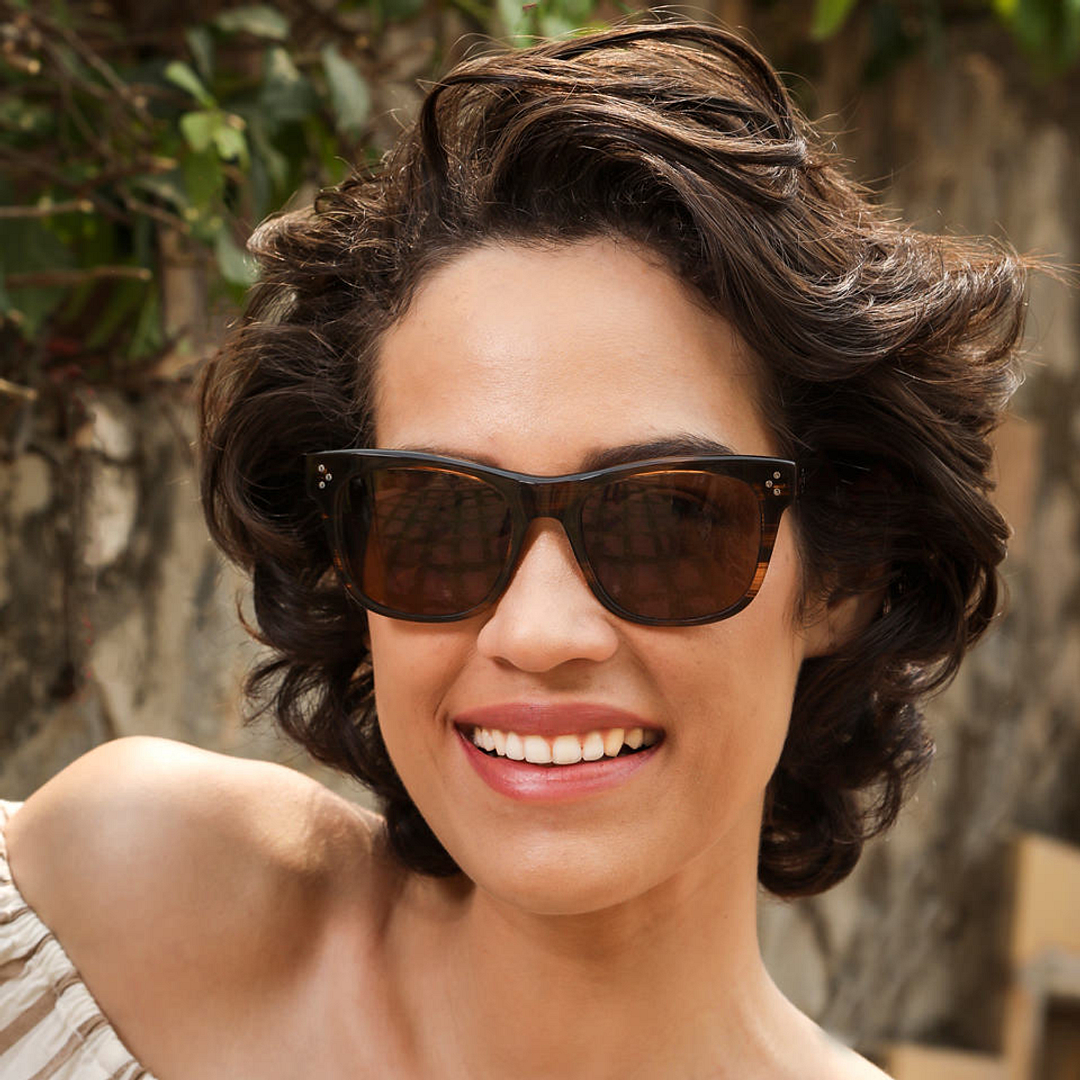 John Jacobs Online Black Full Rim Square left side