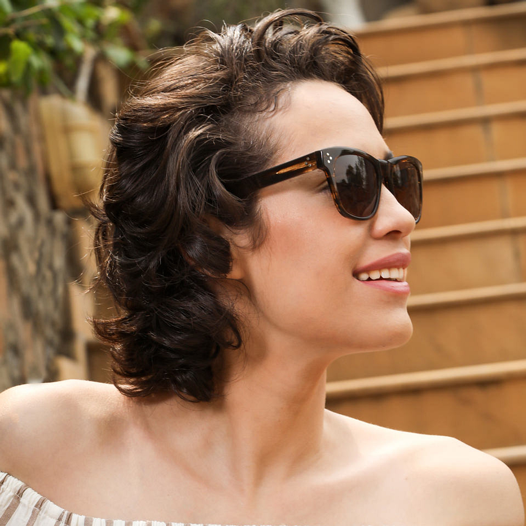 John Jacobs Online Black Full Rim Square left side