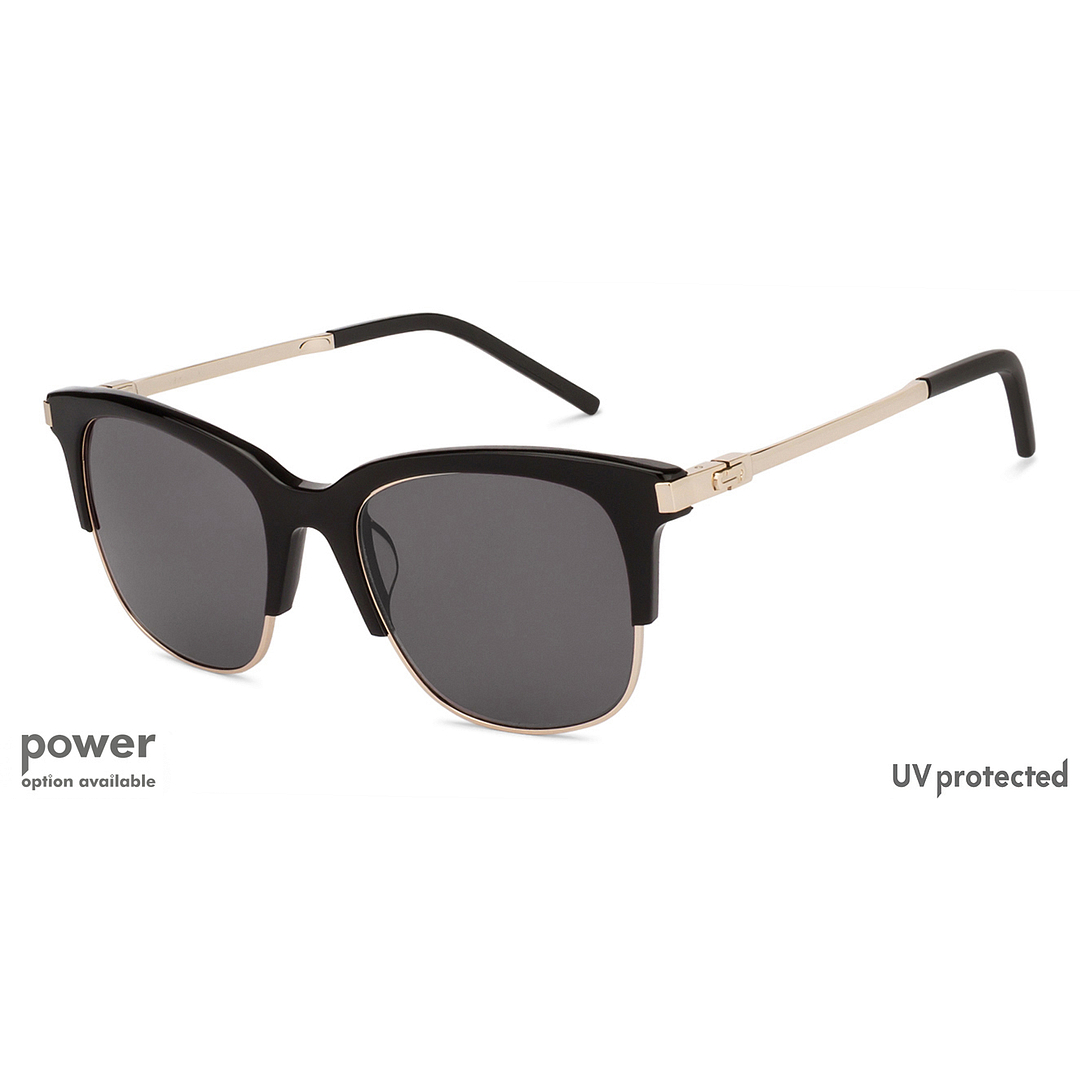 John Jacobs Gold Full Rim Clubmaster right side