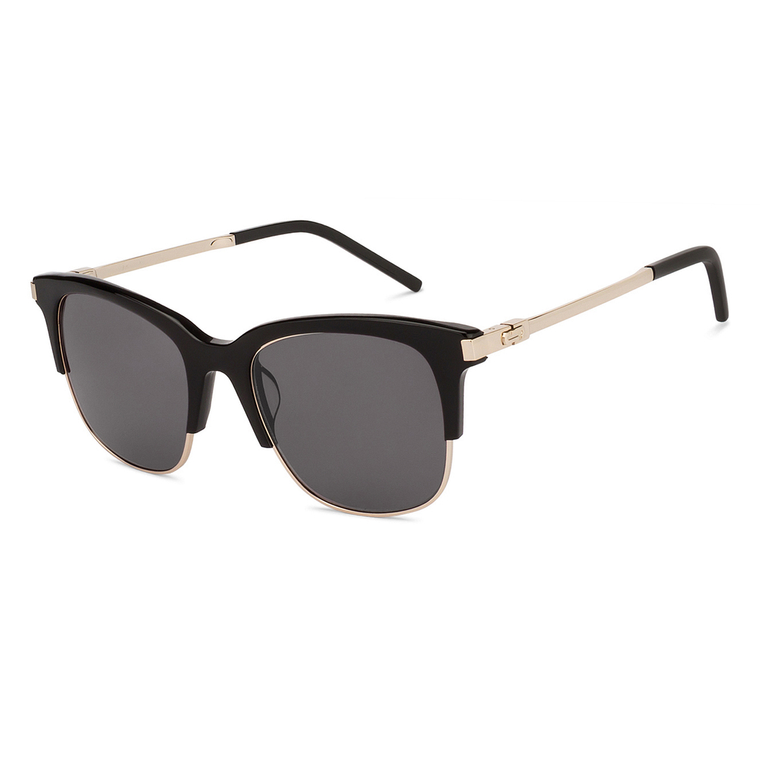 John Jacobs Gold Full Rim Clubmaster right side