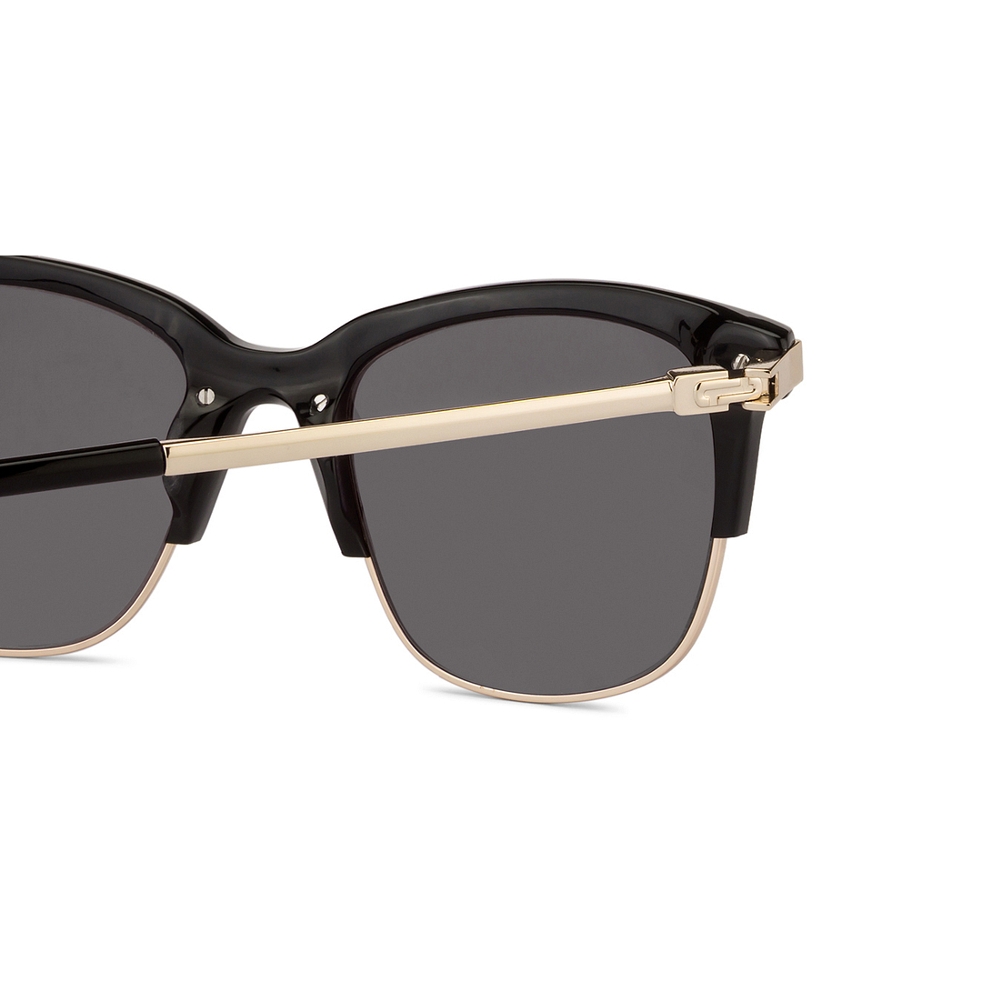 John Jacobs Gold Full Rim Clubmaster right side