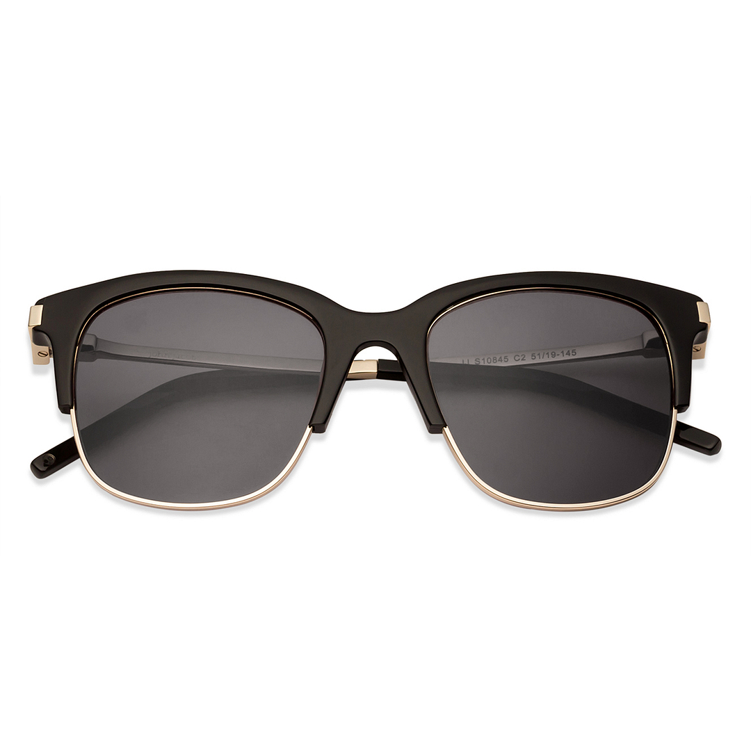 John Jacobs Gold Full Rim Clubmaster right side