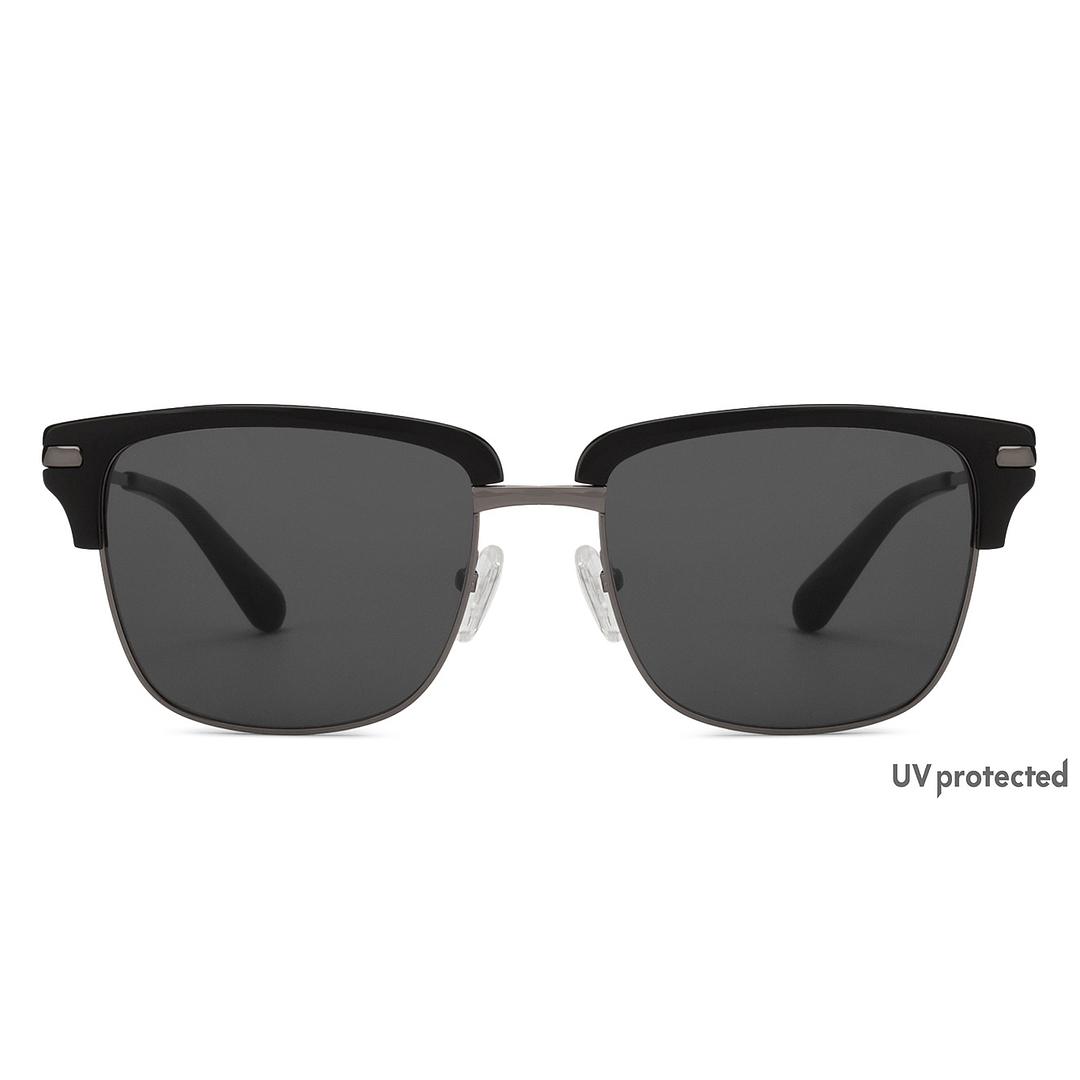 John Jacobs Black Full Rim Clubmaster left side