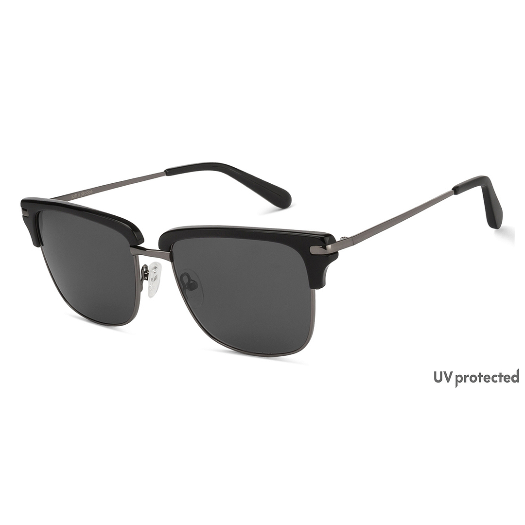 John Jacobs Black Full Rim Clubmaster right side