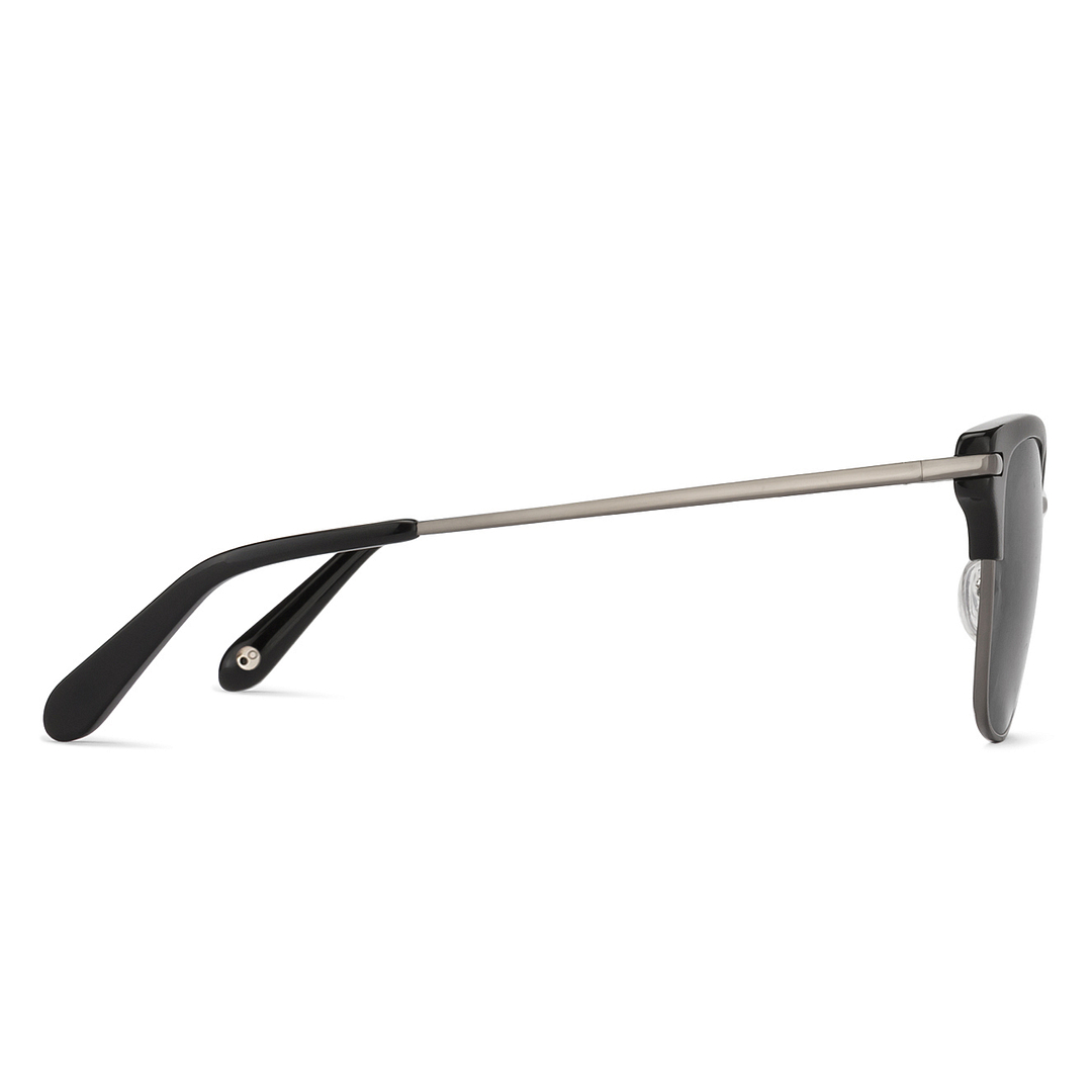 John Jacobs Black Full Rim Clubmaster right side