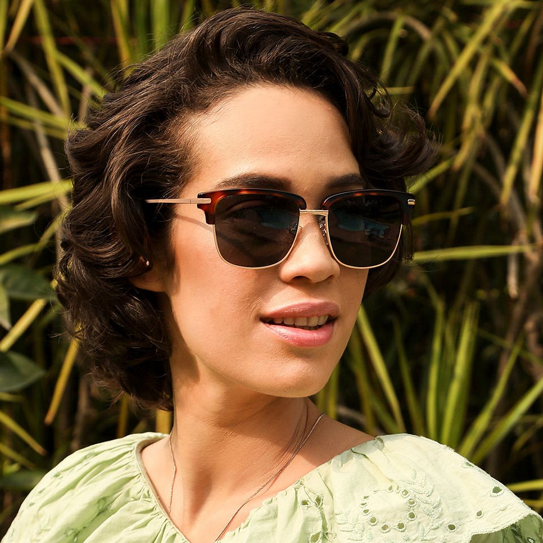 John Jacobs Online Black Full Rim Clubmaster left side