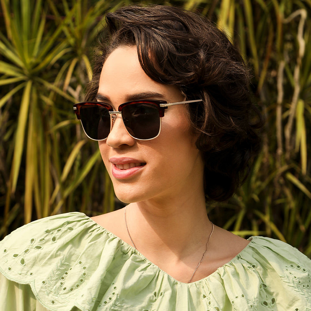 John Jacobs Online Black Full Rim Clubmaster right side