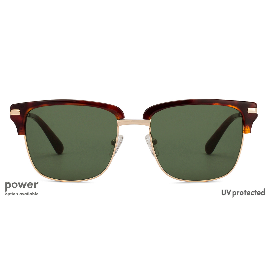 John Jacobs Online Black Full Rim Clubmaster left side