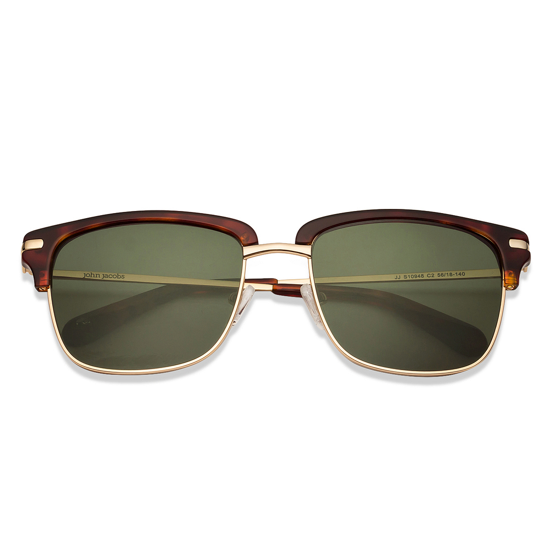 John Jacobs Online Black Full Rim Clubmaster right side