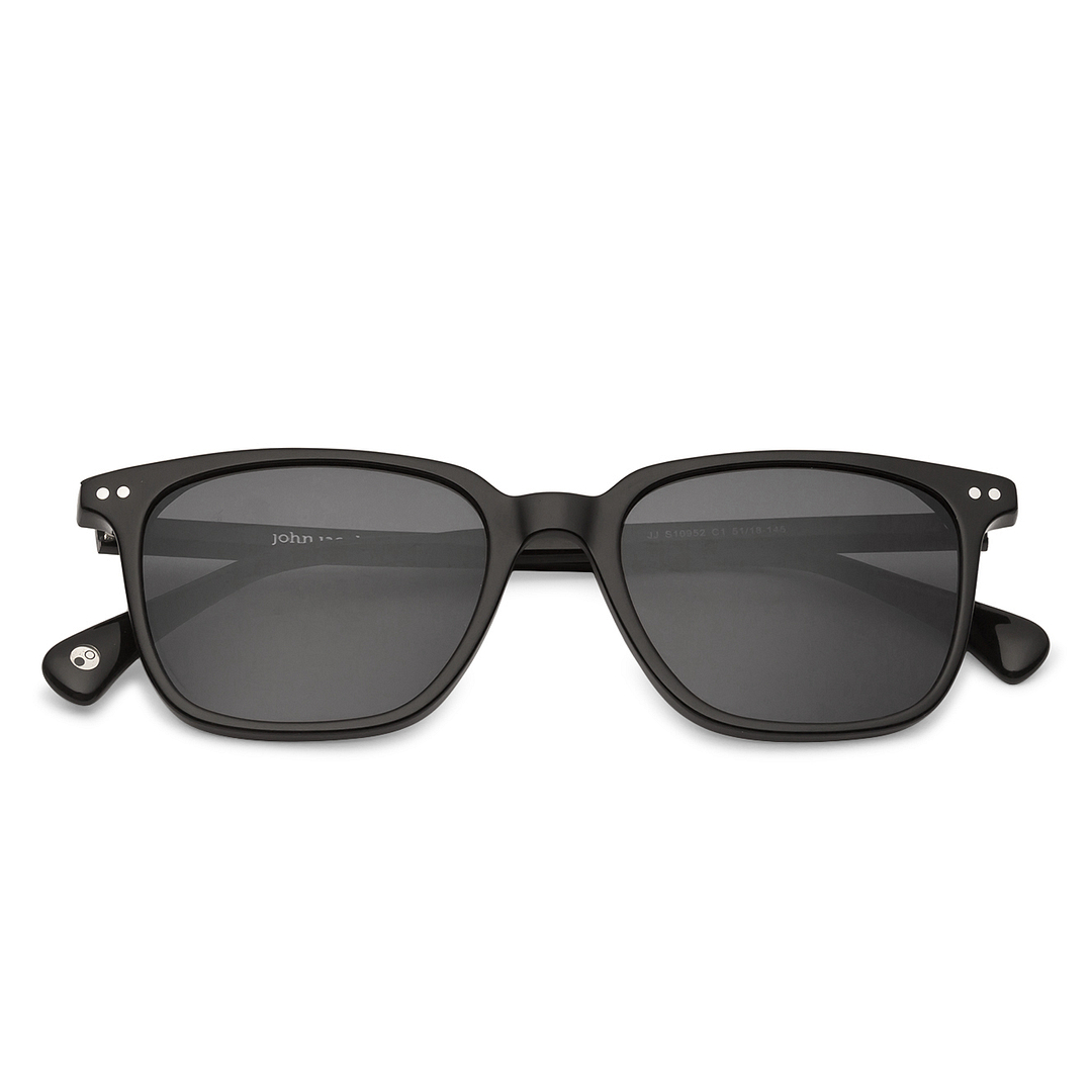 John Jacobs Online Black Full Rim Square right side