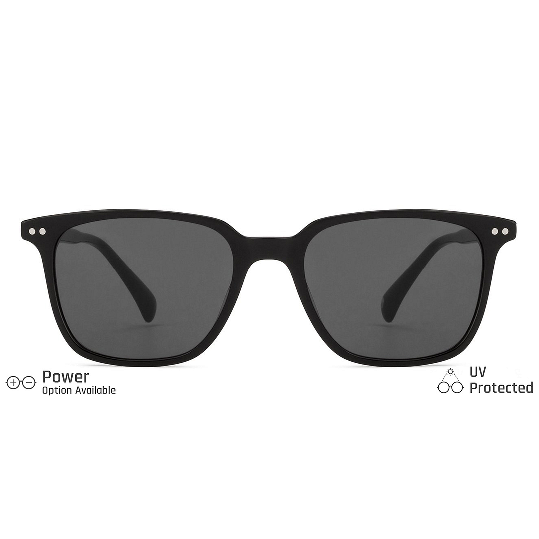 John Jacobs Online Black Full Rim Square left side