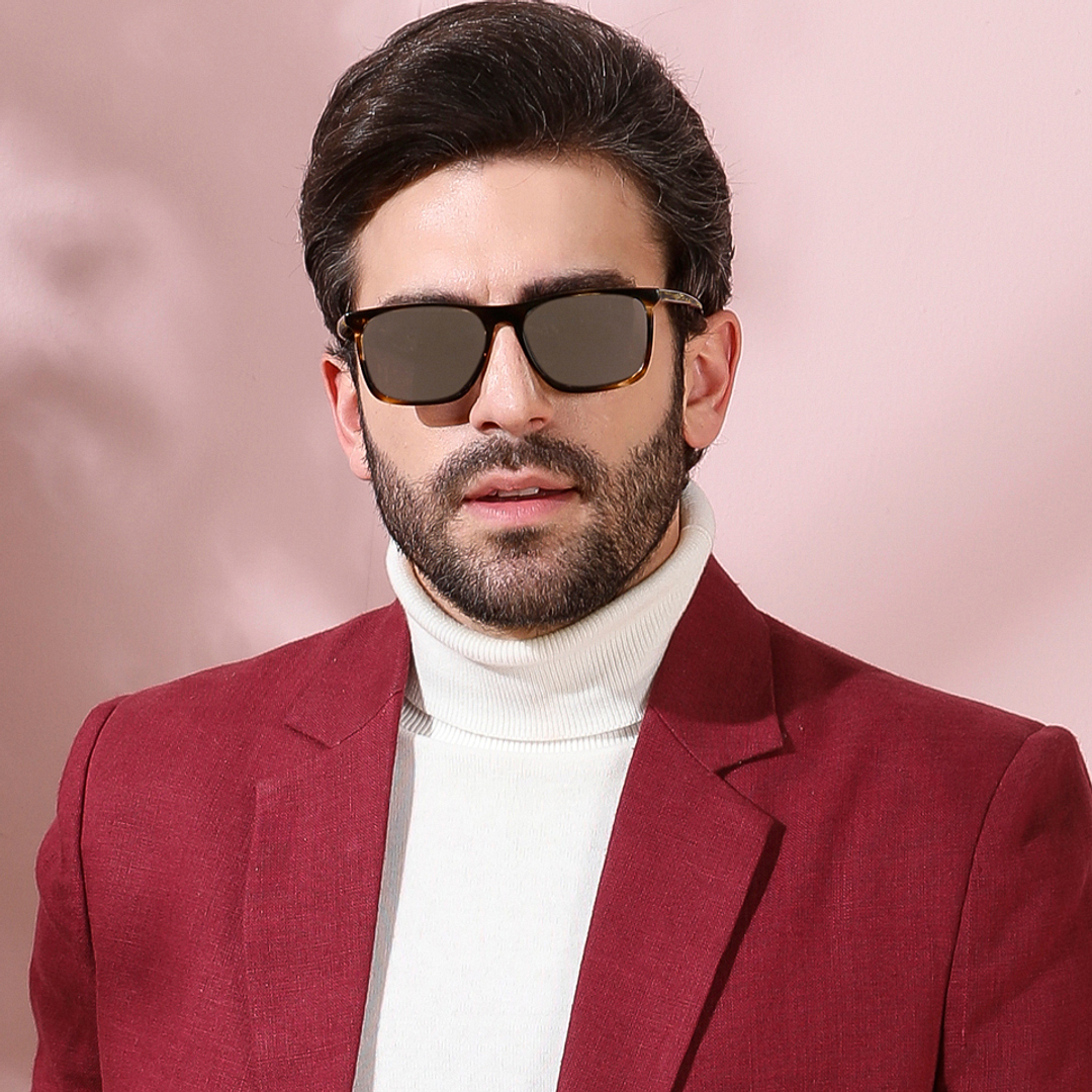 John Jacobs Online Black Full Rim Rectangle right side