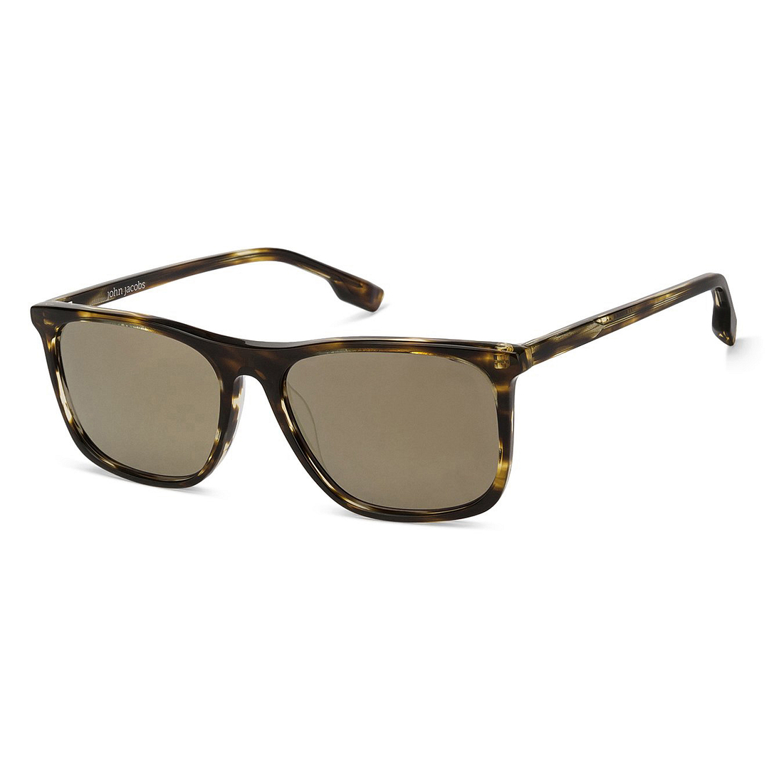 John Jacobs Online Black Full Rim Rectangle right side