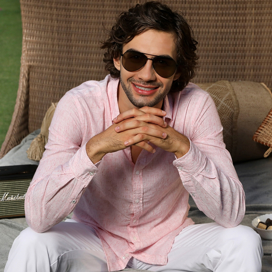 John Jacobs Black Full Rim Aviator right side