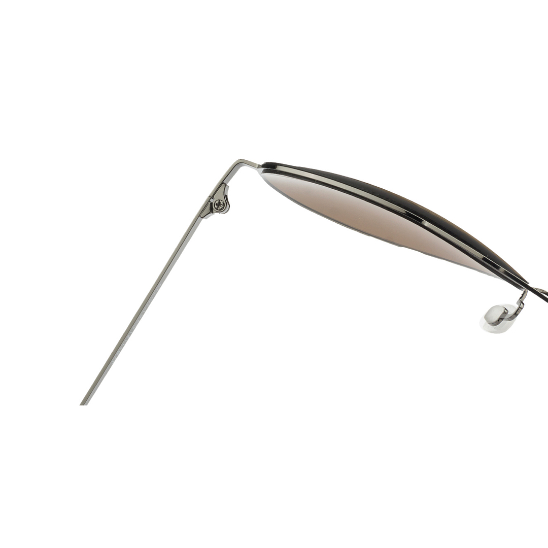 John Jacobs Online Gunmetal Full Rim Aviator left side