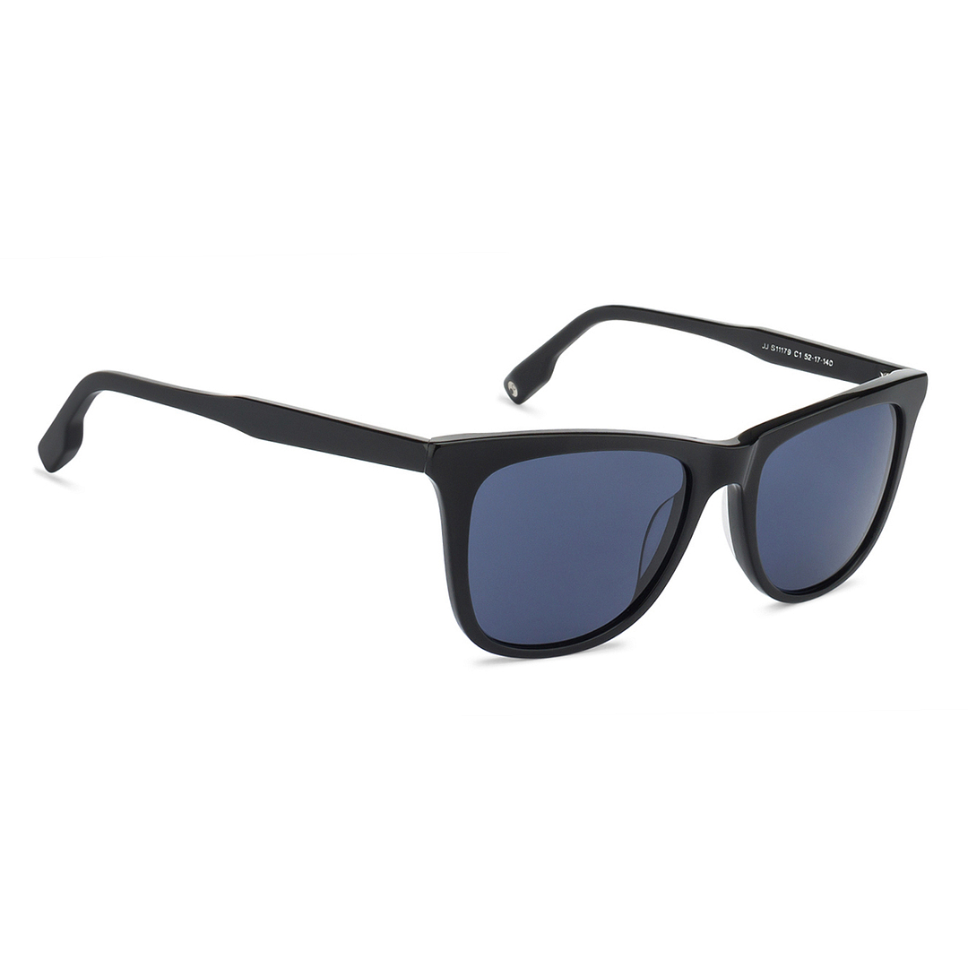 John Jacobs Black Full Rim Square right side