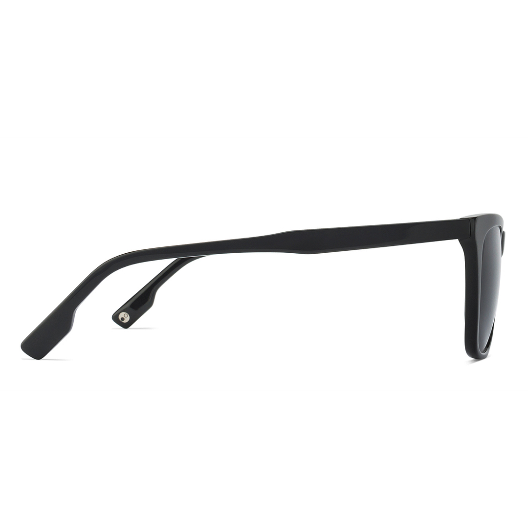 John Jacobs Black Full Rim Square left side