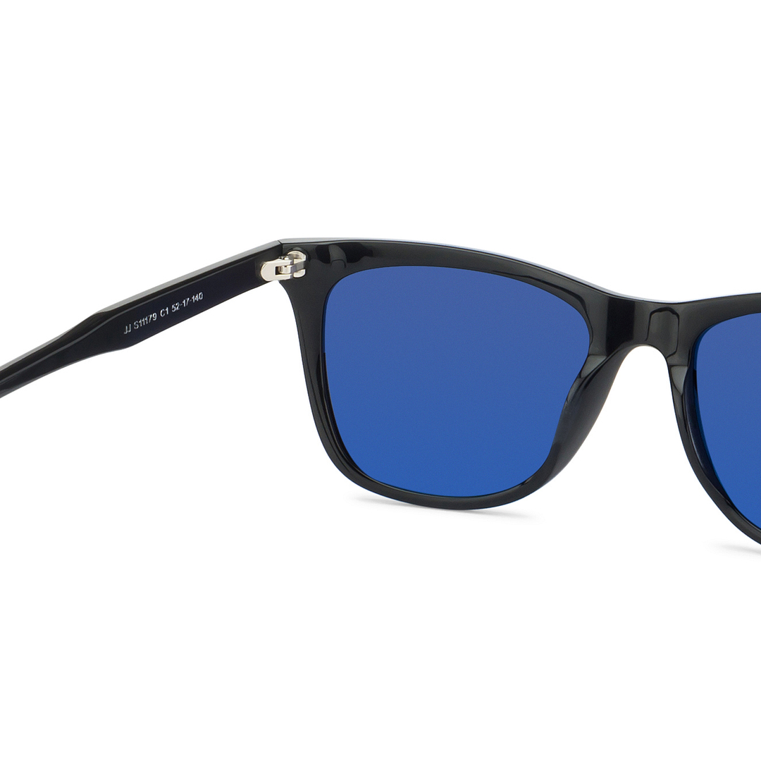 John Jacobs Black Full Rim Square right side