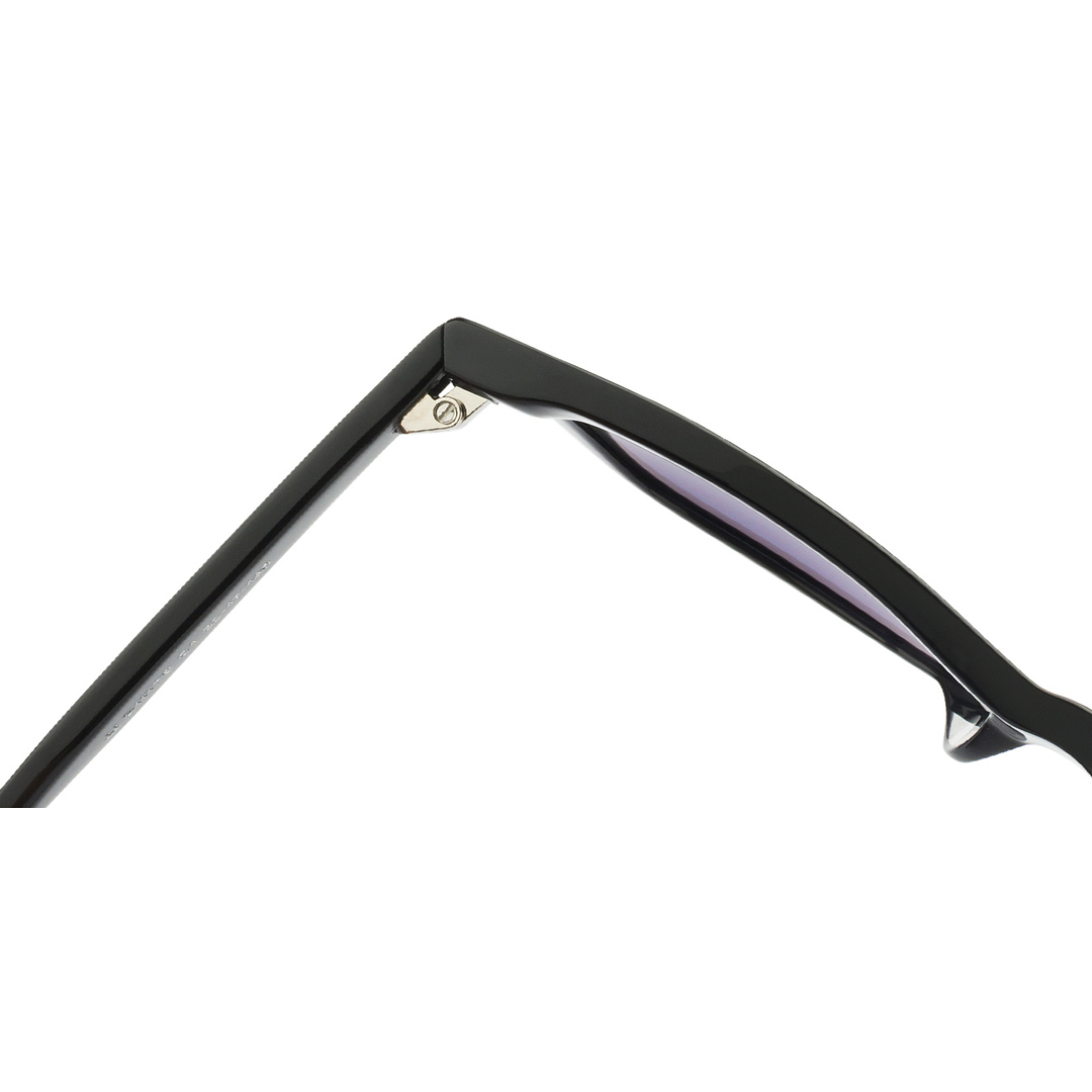 John Jacobs Black Full Rim Square right side