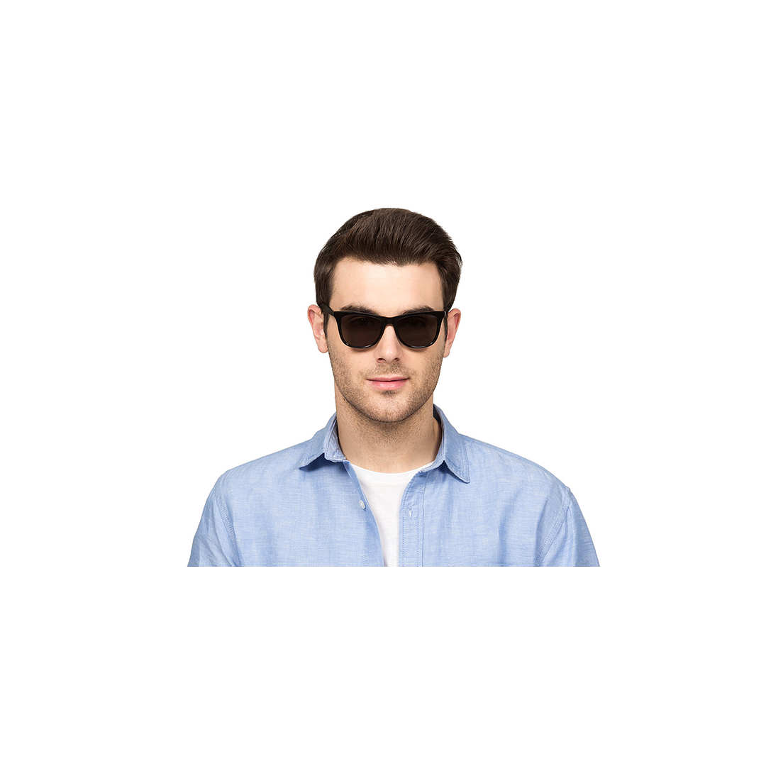 John Jacobs Black Full Rim Square right side